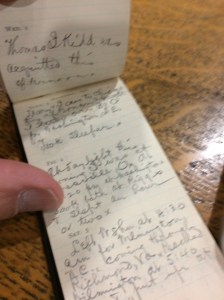 Edward Price Bell's diary, 1898.