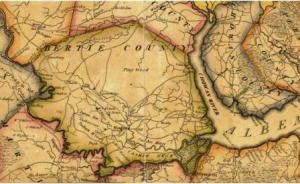 The Indian Woods reservation was located on the north side of the Roanoke River, between Quitsna Swamp and Deep Creek, in southwestern Bertie County, N.C.