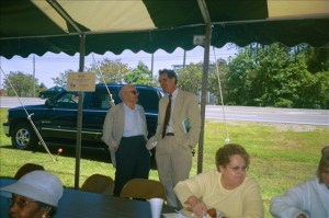 David Stick and I visiting in Currituck County, N.C. Photo by Barbara Snowden