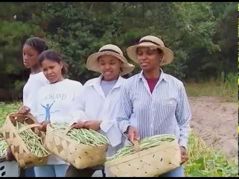 Sand Hills gardeners with their harvest. Courtesy, Sand Hills Family Heritage Association.