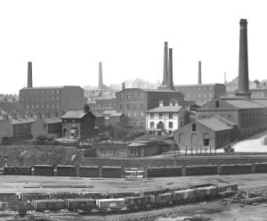 Oldham, England, in 1876. Photograph by Squire Knott.