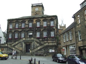 Linlithgow Town Hall, where the Wilmington Jubilee Singers gave at least 2 concerts in the 1870s. 