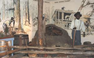 The permanent exhibit on naval stores industry at the Museum of the Cape Fear in Fayetteville, N.C. Other interesting exhibits on the val stores industry can be found at the Cowan Museum of History & Science in Kenansville, the Cape Fear Museum in Wilmington and the Swansboro Heritage Center in Swansboro.