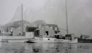 View of Swansboro waterfront, ca. 1890-1900.