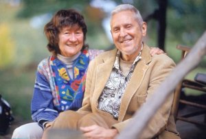 Guy and Candy Carawan at their home near Highlander in 2009. Guy passed away in 2015.