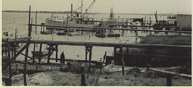 Swansboro waterfront, early 20th century.