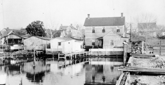Swansboro waterfront, early 20th century. 