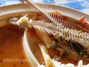 Herring bones at the Cypress Grill, Jamesville, N.C. Courtesy, chloesblog.com