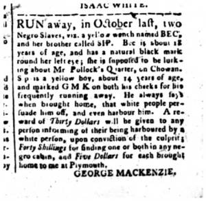 From the State Gazette of North Carolina, 12 March 1795