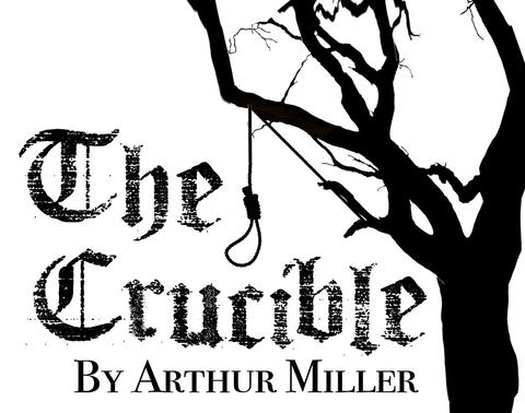 Logo for Arthur Miller's classic play, "The Crucible," which he wrote in 1953, twelve years after his visit to Wilmington, N.C. 