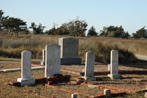 One of Portsmouth village's cemeteries. Courtesy, Ocracoke Observer