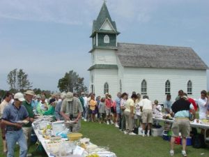 Descendants of Portsmouth Island's families and other lovers of the island gather for a community homecoming every other spring.