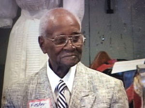 Mr. Foster McClain, of Whiteville, N.C., age 89, recalled his childhood visits to Lake Waccamaw's Independence Day festival. Courtesy, Lake Waccamaw Depot Museum