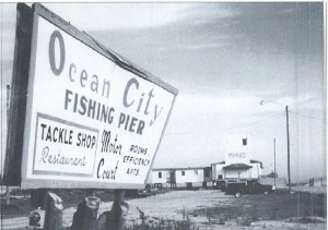 The Ocean City Fishing Pier, circa 1960. For years it was the only ocean fishing pier in North Carolina that was open to people of color. Courtesy, Ocean City Beach Citizens Council