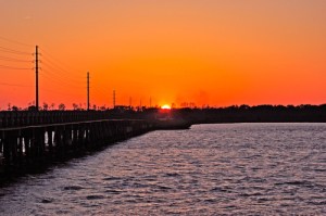 The North River Bridge at sunset. Courtesy, Trip-Suggest user ocracokewa