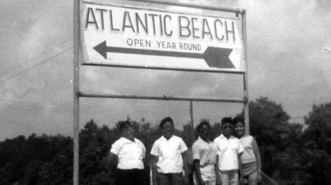In the Jim Crow era, many black vacation goers also left North Carolina and traveled to Atlantic Beach, an African American beach resort located between Myrtle Beach and North Myrtle Beach, South Carolina. Photo courtesy, Town of Atlantic Beach