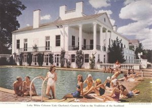 One of Charlotte's all-white pools. This one is at the Charlotte Country Club. From W. J. Cash, "Close View of a Calvinist Lhasa," in The American Mercury (April 1933).