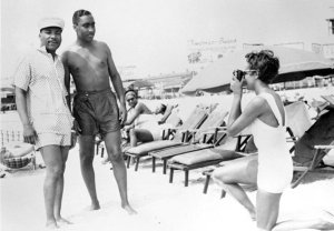Martin Luther King, Jr. and his family vacationed at Chicken Bone Beach in the late 1950s. From John W. Mosely Collection, Charles L. Blockson Collection at Temple University Libraries