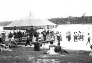 Carousel at Chowan Beach, ca. 1945. From BlackPast.org (original source unknown)