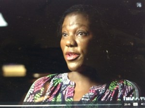 Professor Crystal Sanders, Penn State University, in the UNC-TV documentary "The Hammocks." Courtesy, UNC-TV