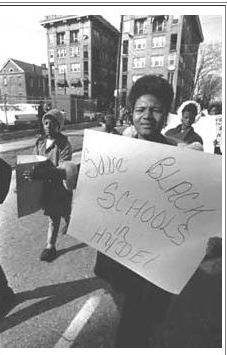 The Hyde County protestors during the first march to Raleigh, 1969. Courtesy, N.C. Museum of History