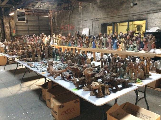 One end of the conservation lab in Wilson, N.C. Courtesy, the Kohler Foundation