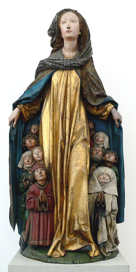 Michel Erhart, Virgin of Mercy (ca. 1480-90), Bode-Museum, Berlin