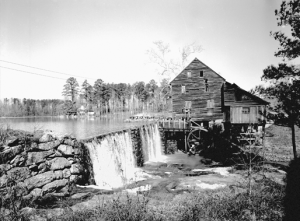 Yates Mill, built ca. 1756, Wake County, N.C. Courtesy, State Archives of North Carolina