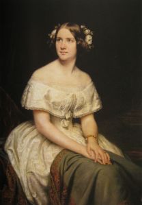 Portrait of Jenny Lind by Eduard Magnus, 1862. From the National Portrait Gallery, London.
