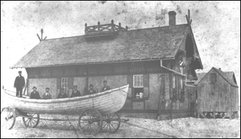 The Little Kinnakeet Life Saving Station, 1871-1915. Courtesy, National Park Service