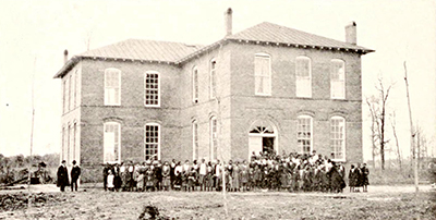 Parmele Industrial Institute, Parmele, N.C., circa 1917. From the Internet Archive.