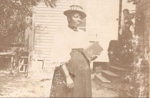 Woman identified as "Lida" in one of Lena Martin's albums. Courtesy, Edgecombe County Memorial Library