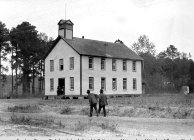 Pamlico County Training School, ca. 1918. Courtesy, Special Collections, University of Virginia Library, Charlottesville, Va.