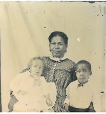 Martha Laughinghouse Weiker and her sons, ca. 1888. Born in Craven County, N.C., in 1848, she was one of at least 60 local free blacks that migrated to Ohio in the 1850s. From Ohio's Yesterdays, a blog from the Rutherford B. Hayes Presidential Library. Photo courtesy of Charles Weiker, Fremont, Ohio.