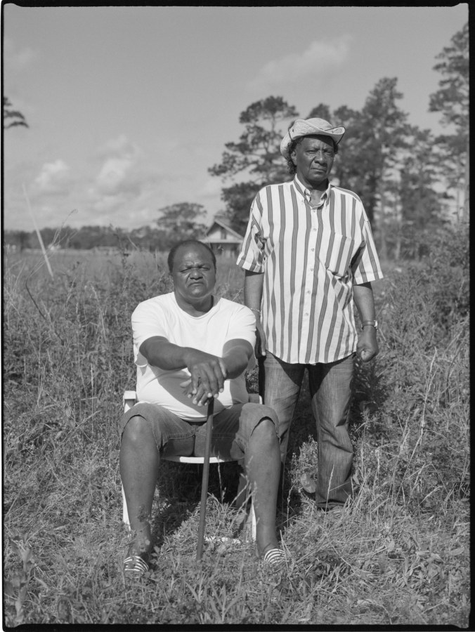 Licurtis Reels (left) and Melvin Davis, Silver Dollar Rd., Merrimon, N.C. Photo by Al J. Thompson for The New Yorker