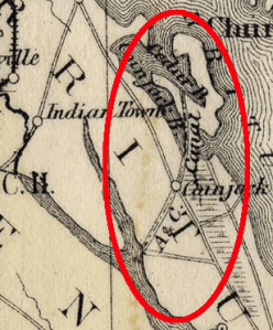 A closer look at the same 1882 map. 