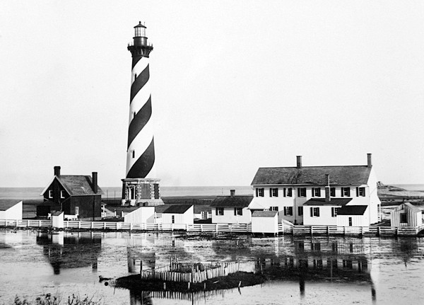 Cape Hatteras Lighthouse, 1893. Courtesy, U.S. Coast Guard