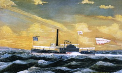 Martha Washington (later the Violet), oil painting by James Bard, 1864. From The Athenaeum.org