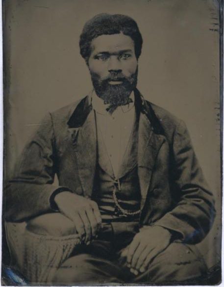 I found this tintype portrait of John H. Nichols at the <a href="https://www.mainehistory.org">Maine Historical Society</a> in Portland Maine. The date may have been 1873, when he married Maggie E. Brooks from New Brunswick, Canada. After escaping from North Carolina, Nichols lived in Lewiston, Maine, for approximately 60 years. Late in his life, he moved to Boston to live with a daughter. He died in Boston in 1931. Courtesy, Maine Historical Society