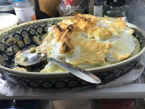 Our friend Perri Morgan's banana pudding. Undeniably the best in the world. In my fridge now, but not for long! Photo by David Cecelski