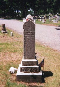 Allen Parker's grave, Hope Cemetery, Worcester, Mass. Photo by Joyce Joines Neuman, one of my ECU students. From the website for the Allen Parker Slave Narrative