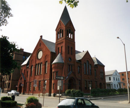 Allen Parker became a member of the Pleasant Street Baptist Church in Worcester, Mass. in Dec. 1900. Photo by Joyce Newman, one of my ECU students, on a field trip to Worcester in May 2001. From the website for the Allen Parker Slave Narrative