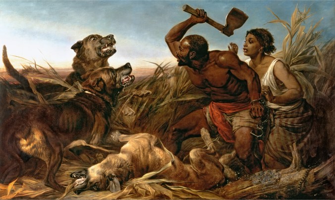 Richard Ansdell, "The Hunted Slaves" (1862). National Museum of African American History & Culture