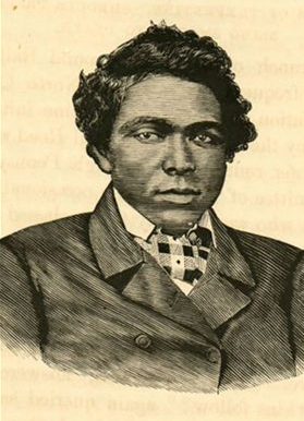 Abraham Galloway spoke at Mother Zion in the spring of 1864. Seven years earlier, he had escaped from slavery in Wilmington, N.C. When he visited Mother Zion, he had just returned from a meeting with Pres. Lincoln. Image from William Still, The Underground Railroad (Philadelphia: Porter & Coates, 1872).