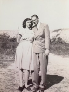 Harold and Frances Sheldon (Lee) in 1947, a short time before they were married. Courtesy, the Lee family