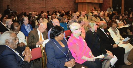 In 2015 Louisburg College's Tar River Center for History and Culture sponsored a program that featured the results of an oral history project on the history of school desegregation in Franklin County. Courtesy, Tar River Center for History & Culture