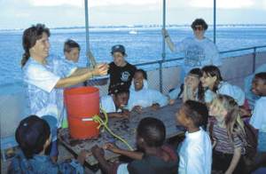 A Carolina Ocean Studies field trip. Courtesy, Carolina Ocean Studies