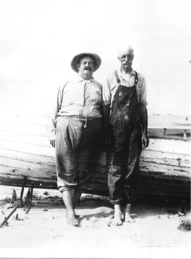 Russell Coles and Gifford Pinchot ca. 1920-22, probably at Cape Lookout, N.C. Courtesy, Walter Coles, Sr., Coles Hill, Va.