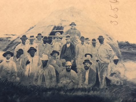 Blueprint of a typical mullet camp crew, Shackleford Banks, N.C., ca. 1880. From U.S. Fish Commission Records, Archives Center, American Museum of History