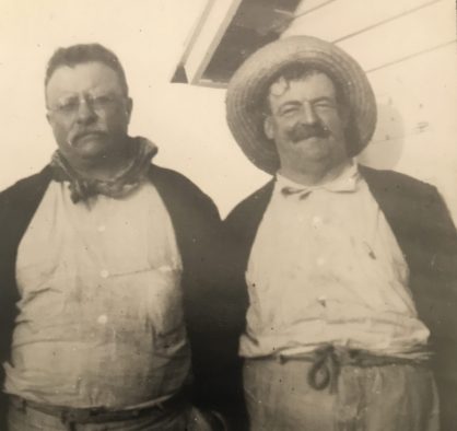 Teddy Roosevelt and Coles in Florida, 1917. Photo courtesy, Walter Coles, Sr., Chatham, Va.